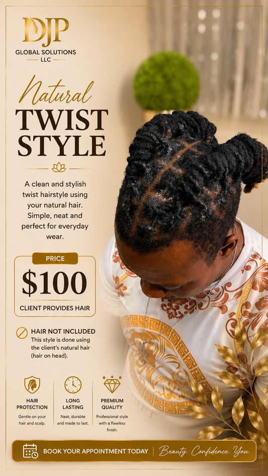 Loc Twist Style (Men)