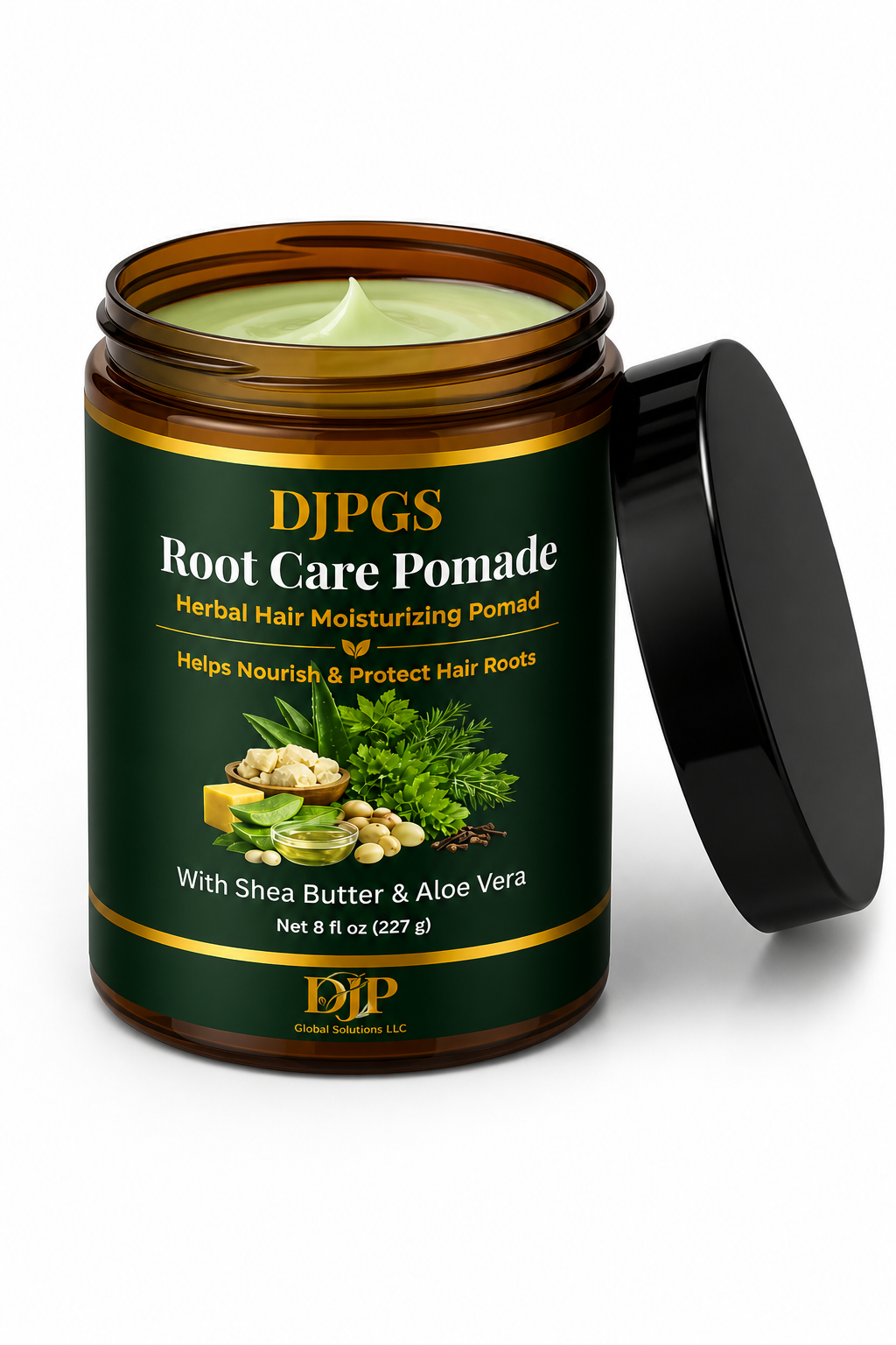 DJPGS Moisturizing Hair Pomade – Soft, Smooth & Manageable Hair (8 oz)