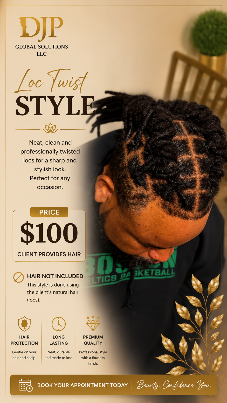 Loc Twist Style (Men)