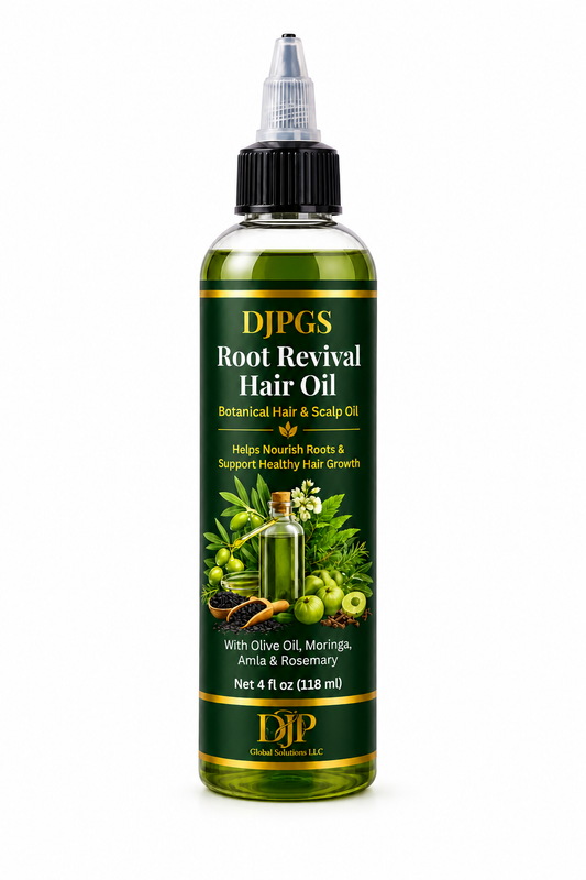 DJPGS Botanical Scalp Nourishing Oil – Soft, Smooth & Shiny Hair Care (4 fl oz)