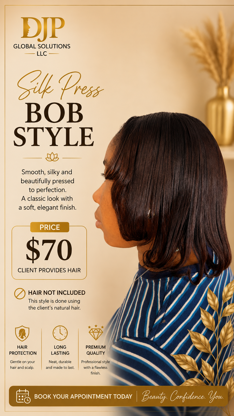 Silk Press Bob